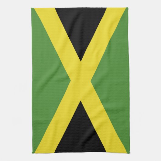 Jamaicaanse vlag theedoek (Verticaal)