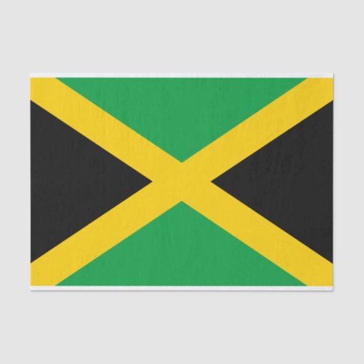 Jamaicaanse Vlag Tissuepapier (Voorkant)