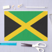 Jamaicaanse Vlag Tissuepapier (Craft)
