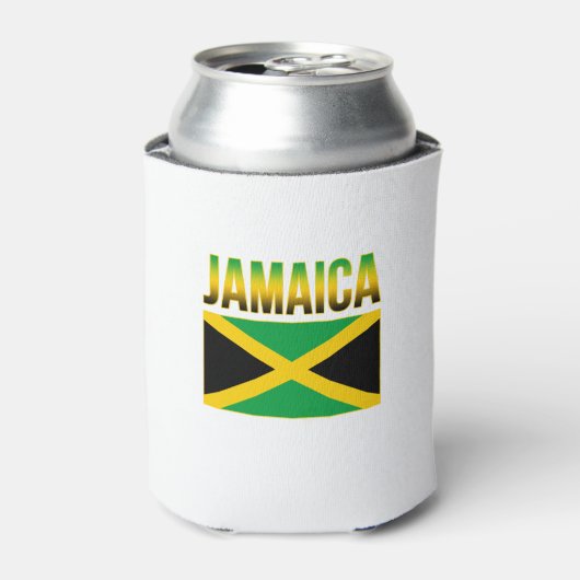 Jamaicaanse vlag van Jamaica Blikjeskoeler (Blikje Voorkant)