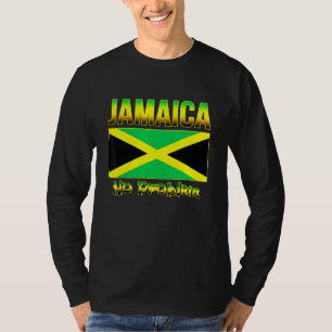 Jamaicaanse Vlag Van Jamaica Caribisch Eiland Geen T-shirt