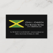 Jamaicaanse vlag visitekaartje (Voorkant)