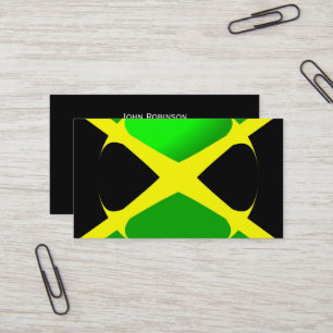 Jamaicaanse vlag visitekaartje