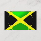 Jamaicaanse vlag visitekaartje (Voorkant)