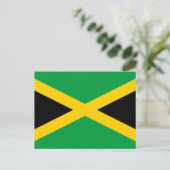 Jamaicaanse vlag, vlag van Jamaica Briefkaart (Staand voorkant)