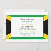 Jamaicaanse vlag, vlag van Jamaica bruiloft Kaart (Voorkant)