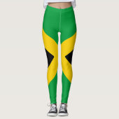Jamaicaanse vlag volledig II Leggings (Voorkant)
