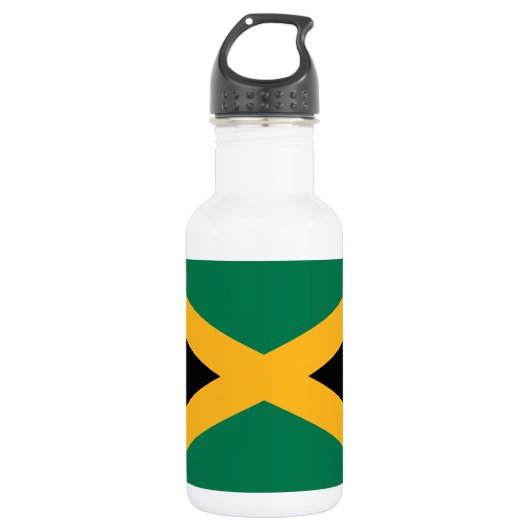 Jamaicaanse vlag waterfles  (Voorkant)