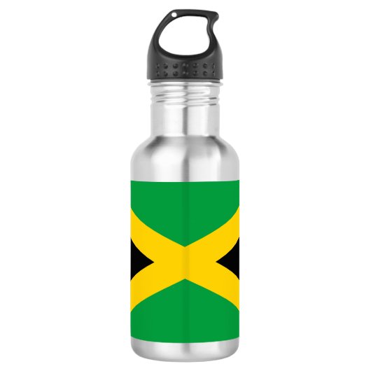 Jamaicaanse vlag waterfles  (Voorkant)