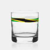 Jamaicaanse Vlag Ya Mon Whisky Glas (Rechts)