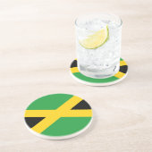 Jamaicaanse vlag zandsteen onderzetter (Zijkant)