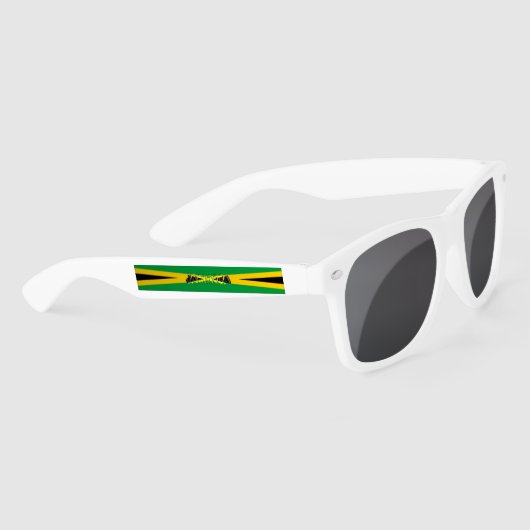 Jamaicaanse vlag zonnebrillen (Rechts)