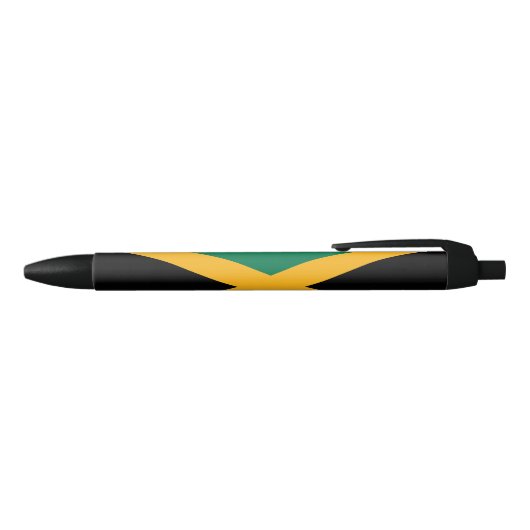 Jamaicaanse vlag zwarte inkt pen (Bovenkant)