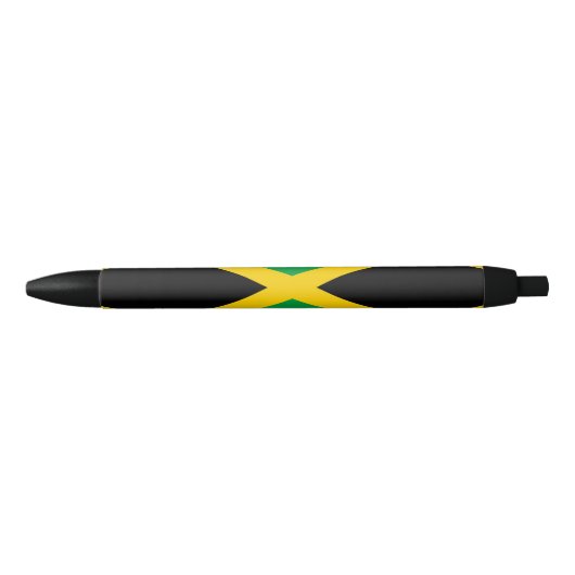 Jamaicaanse vlag zwarte inkt pen (Voorkant)