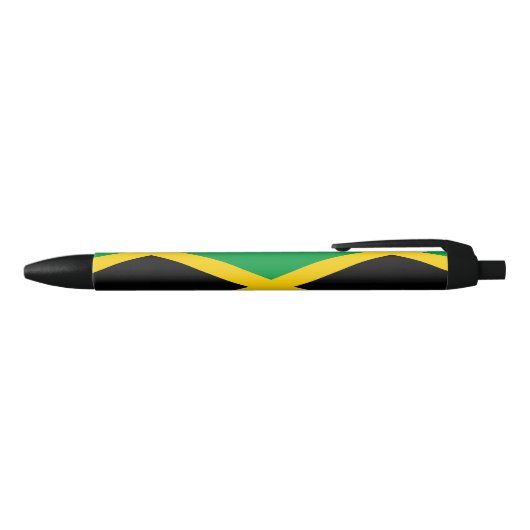 Jamaicaanse vlag zwarte inkt pen (Bovenkant)