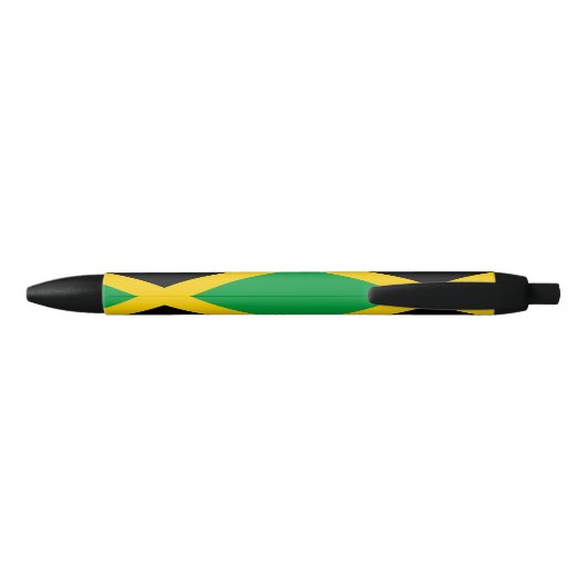 Jamaicaanse vlag zwarte inkt pen (Achterkant)