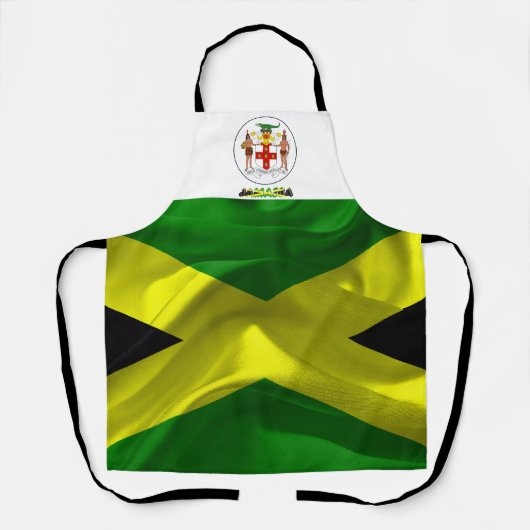 Jamaicaanse vlaggen schort (Voorkant)