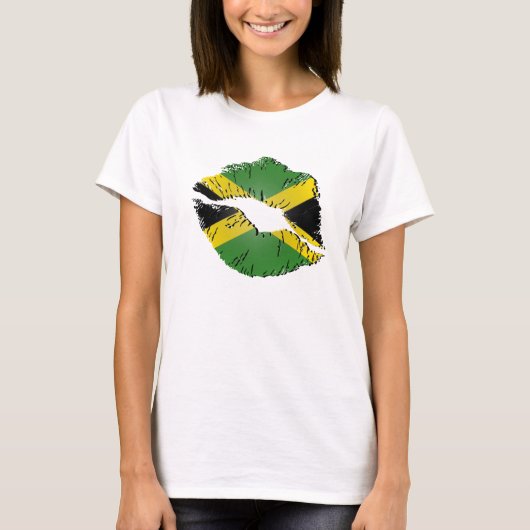 Jamaicaanse vlaggen t-shirt (Voorkant)