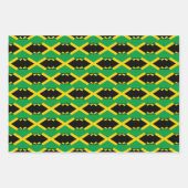 Jamaicaanse Vlaggenpapiervaten met platte vellen v (Voorkant 2)