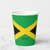 Jamaicaanse vlagpapierbekertjes, Jamaica party/spo Papieren Bekers (Achterkant)