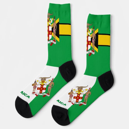 Jamaicaanse vlagpatriottische wateren, duurzame Ja Sokken (Links)