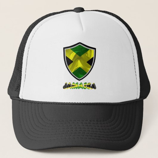 Jamaicaanse vrachtwagenhoed trucker pet (Voorkant)