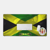 Jamaicaanse wapenschild bureaumat (Keyboard & Muis)