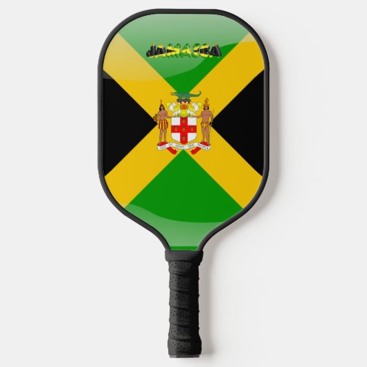 Jamaicaanse wapenschild pickleball paddle (Voorkant)