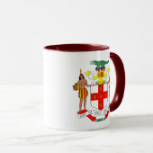 Jamaicaanse wapenstilstand en hymne mok (Voorkant rechts)