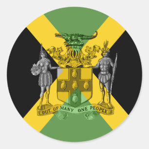 Jamaicaanse wapenstilstand ronde sticker