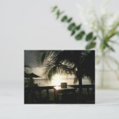 Jamaicaanse zonsondergang in het Negril-Briefkaart Briefkaart (Staand voorkant)