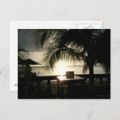 Jamaicaanse zonsondergang in het Negril-Briefkaart Briefkaart (Voorkant / Achterkant)