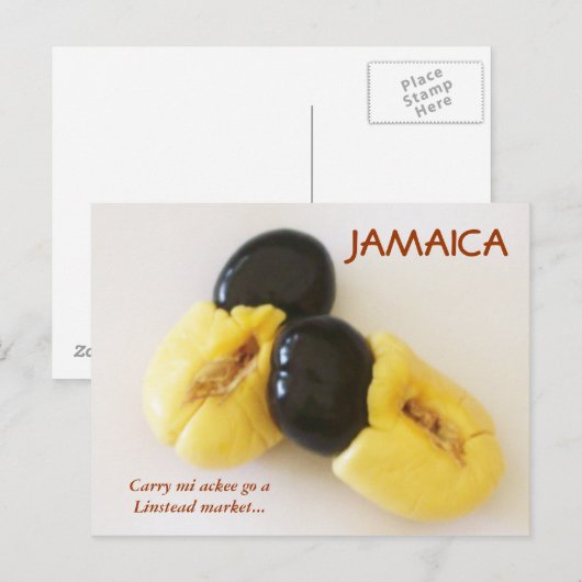 Jamaican Ackee Briefkaart (Voorkant / Achterkant)