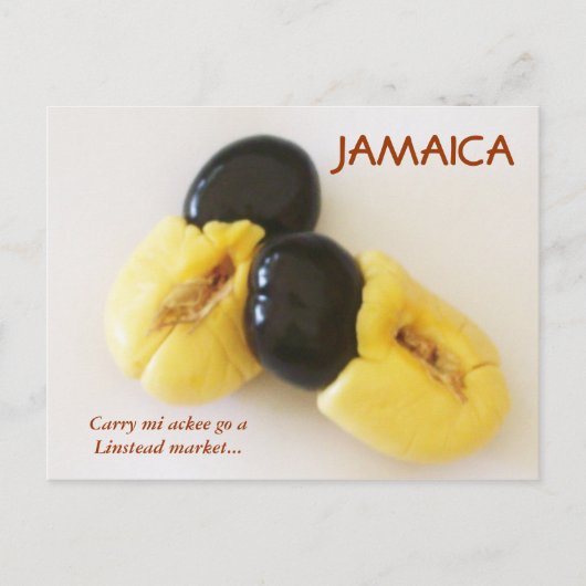Jamaican Ackee Briefkaart (Voorkant)