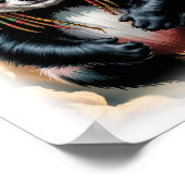 Jamaican Angel Panda Ontwerp op een Poster (Hoek)