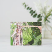 Jamaican Banana Man Briefkaart (Staand voorkant)