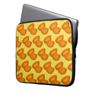Jamaican Beef Patty Patties Food Cooking Yellow Laptop Sleeve
