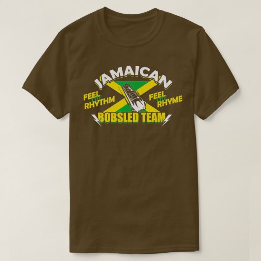 Jamaican Bobsled Team T-shirt (Design voorkant)