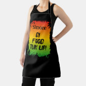 Jamaican Chef Food Quote Rasta Schort (Insitu)