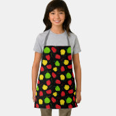 Jamaican Chef Scotch Bonnet Chili Peppers Pattern Schort (Insitu)