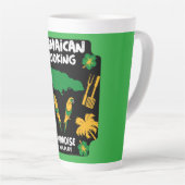 Jamaican Cooking Foodie Gifts Latte Mok (Rechterhoek)