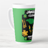 Jamaican Cooking Foodie Gifts Latte Mok (Linkerhoek)
