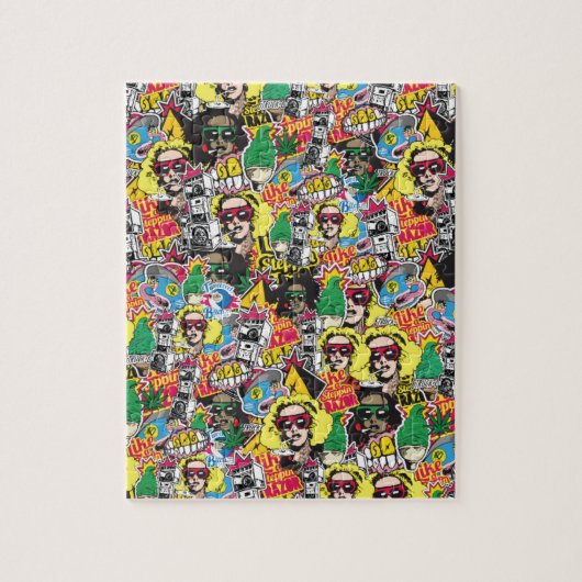 Jamaican Dance Hall Art Struck van Gold Legpuzzel (Verticaal)