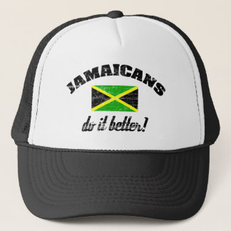 Jamaican doet het beter trucker pet