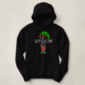 Jamaican Elf Family Matching Group kerstcadeau Hoodie (Design voorkant)