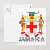 Jamaican Emblem Briefkaart (Voorkant / Achterkant)