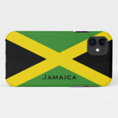 Jamaican Flag Black Green Yellow Jamaica Case-Mate iPhone Case (Achterkant (horizontaal))