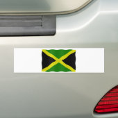Jamaican flag bumpersticker (Op auto)