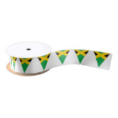 Jamaican Flag Bunting Style Cake Satijnen Lint (Spoel)