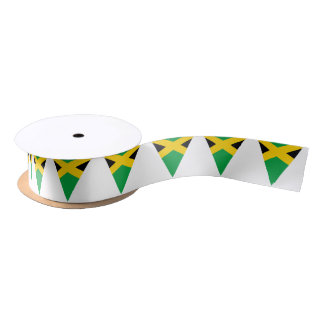 Jamaican Flag Bunting Style Cake Satijnen Lint